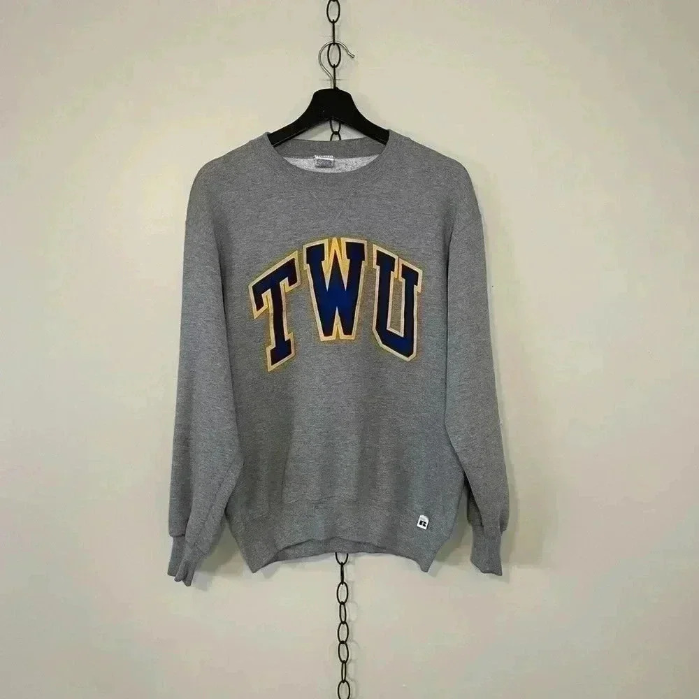 Vintage Russell Athletic  TWU Collegiate Crewneck
